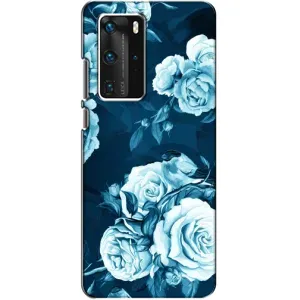 Чехлы (ART) Цветы на Huawei P40 Pro (VPrint) (Блактині бутони)