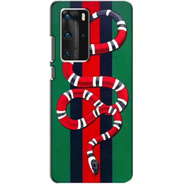 Чохол з принтом «Gucci змія» для Huawei P40 Pro