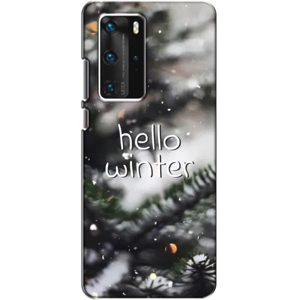 Чехол с принтом «Hello winter» для Huawei P40 Pro