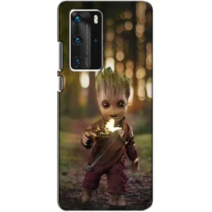 Чохол МАРВЕЛ для Хуавей П40 Про (AlphaPrint) (I am Groot)