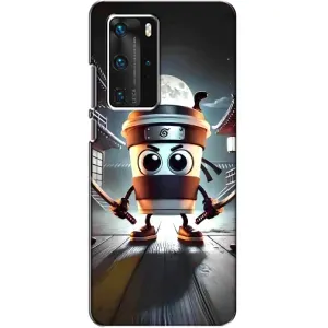 Чохол з мемом Тралалело тралала на Huawei P40 Pro (Капучіно асасіно)