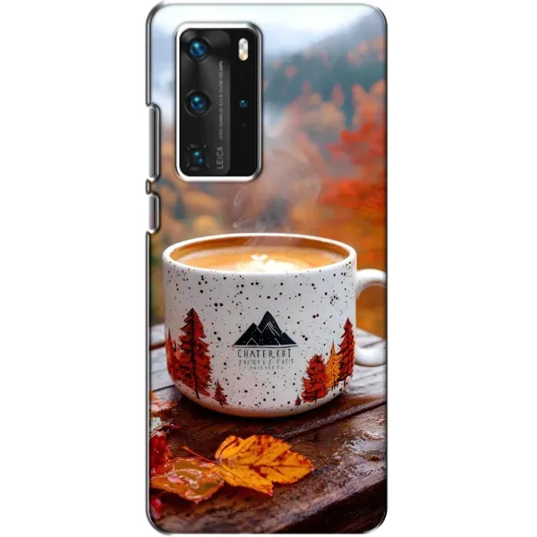 Чехол с принтом «Кофе на природе» для Huawei P40 Pro