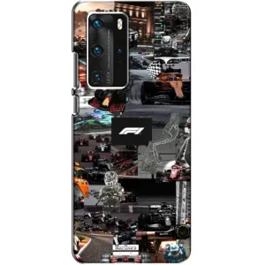 Чохол Формула1 на Huawei P40 Pro (Гоночний колаж Ф1)