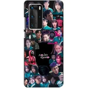 Чохол Гра в кальмара для Huawei P40 Pro (Колаж Гра кальмара)