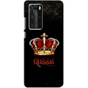 Чехол с Короной Хуавей П40 Про - (AlphaPrint) (Корона короля)