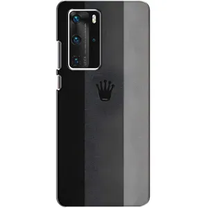 Чехол с Короной Хуавей П40 Про - (AlphaPrint) (Коронка)