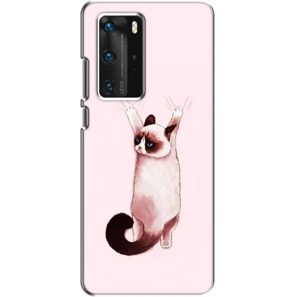 Чехол с принтом «Котик падает» для Huawei P40 Pro