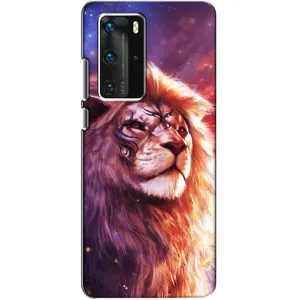 Чохол з картинкою ЛЕВ для Huawei P40 Pro (VPrint) (Красочний Лев)