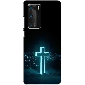 Християнські Чохли для Huawei P40 Pro (AlphaPrint) (Хрест і місто)