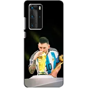 Чехлы для Huawei P40 Pro (Leo чемпион) (AlphaPrint) (Кубок Месси)