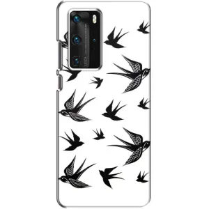 Чохол з пташками на Huawei P40 Pro (VPrint) (Ластівки)