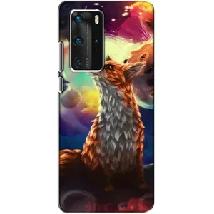 Чохли з картинкою Лисичка для Huawei P40 Pro (VPrint) (Лисичка в космосі)