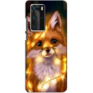 Чохли з картинкою Лисичка для Huawei P40 Pro (VPrint) (Лисичка в гірляндах)