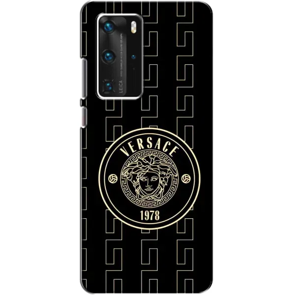 Чохол з принтом «Лого Версаче» для Huawei P40 Pro