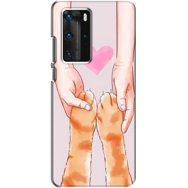 Чехол с принтом «Любовь к котикам» для Huawei P40 Pro