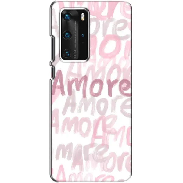 Чехол с принтом «Аморе любовь» для Huawei P40 Pro