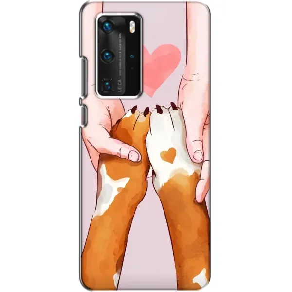 Чохол з принтом «Любовь до собак» для Huawei P40 Pro Чохол з принтом «Любовь до собак» для Huawei P40 Pro