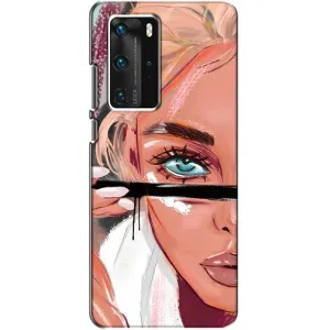 Чохол з друком для Huawei P40 Pro - (Мода) (AlphaPrint) (Макіяж)