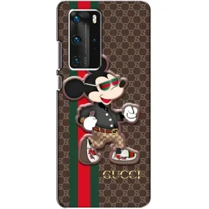 Чохли GUCCI для Хуавей П40 Про (AlphaPrint) (Маус Гуччі)