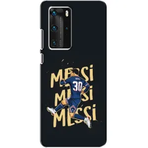 Чехлы для Huawei P40 Pro (Leo чемпион) (AlphaPrint) (Messi ПСЖ)