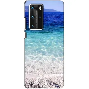 Силіконовий чохол з КАРТИНКАМИ літо для Huawei P40 Pro (AlphaPrint) (Море)