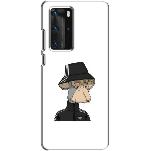 Чохол з принтом «мавпа NFT Adidas» для Huawei P40 Pro