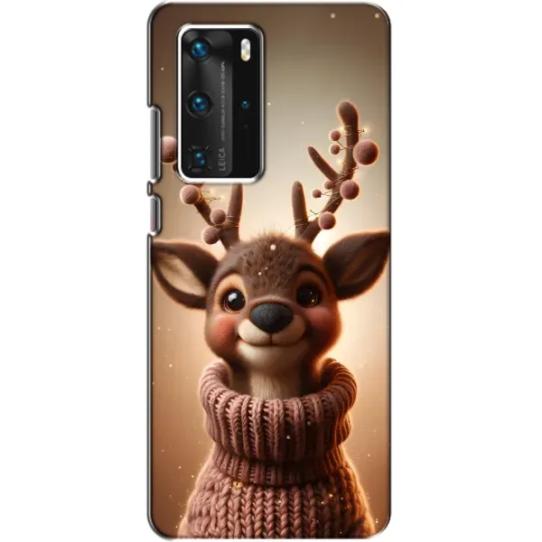 Чехол с принтом «Олень в свитере» для Huawei P40 Pro