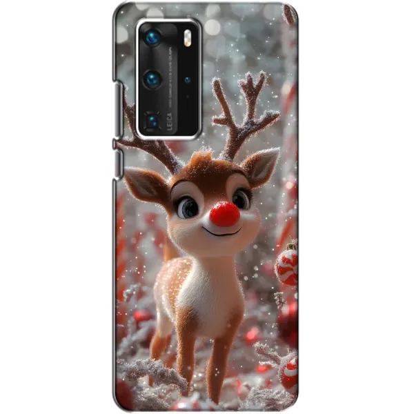 Чехол с принтом «Олень с носом» для Huawei P40 Pro