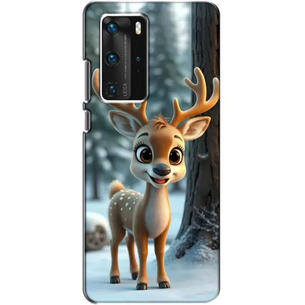 Чехол с принтом «Олененок в лесу» для Huawei P40 Pro