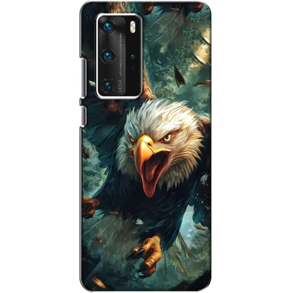 Чохол з принтом «Орел у польоті» для Huawei P40 Pro