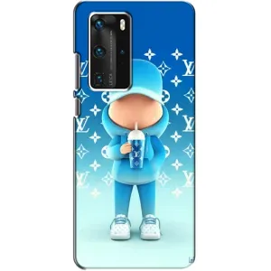 Крутые Чехлы Луи Виттон для Huawei P40 Pro (AlphaPrint) (Парень LV)