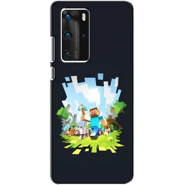 Чехол с принтом «персонажи Minecraft» для Huawei P40 Pro