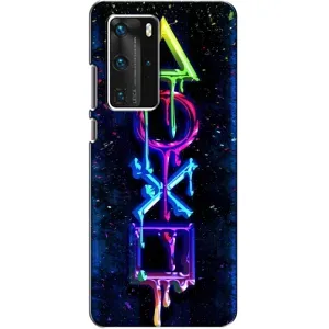 Чохли з тематикою Кіберспорт для Huawei P40 Pro (VPrint) (Pleystation лого)