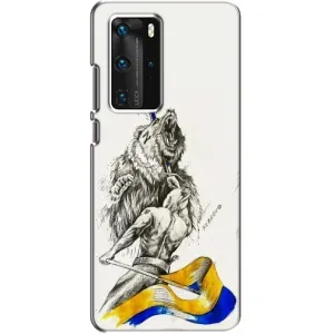 Чохли (Доброго вечора, ми за України) для Хуавей П40 Про (AlphaPrint) (Перемога)