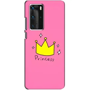 Чохол з картинкою (Стильні) Хуавей П40 Про - (AlphaPrint) (Princess)
