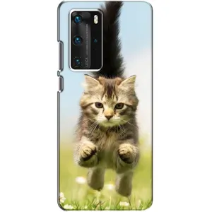 Чохли з Котиками для Huawei P40 Pro (VPrint) (Прижок кота)