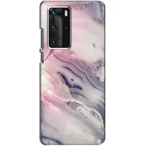 Мраморний чехол на Huawei P40 Pro (VPrint) (Пурпурний Мрамор)
