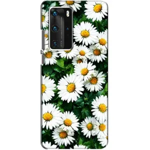 Чохол з картинкою (Стильні) Хуавей П40 Про - (AlphaPrint) (Ромашки)