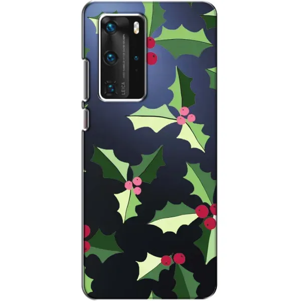 Чехол с принтом «Рождественский фон» для Huawei P40 Pro