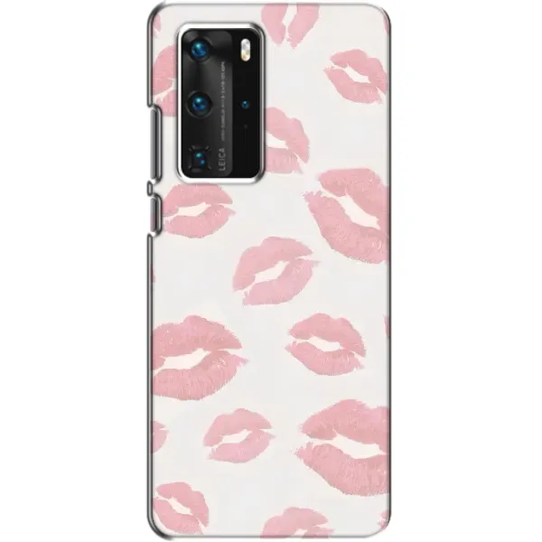 Чехол с принтом «Розовые губы» для Huawei P40 Pro