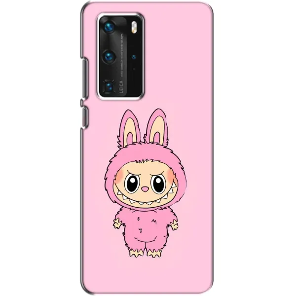 Чохол з принтом «Рожевий Лабубу» для Huawei P40 Pro Чохол з принтом «Рожевий Лабубу» для Huawei P40 Pro