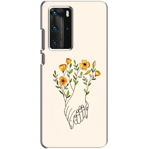 Чехол с принтом «Руки любви» для Huawei P40 Pro