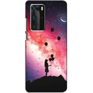 Чехлы для любимой на Хуавей П40 Про (VPrint) (З Кульками)