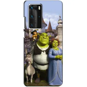 Чохол з мультфільмом Шрек на Huawei P40 Pro (Казкові герої Шрека)