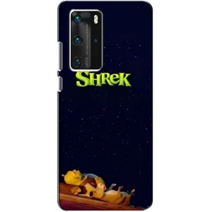 Чохол з мультфільмом Шрек на Huawei P40 Pro (Відпочиваючий Шрек)