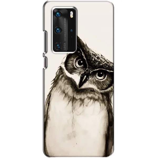 Чохол з принтом «Сова» для Huawei P40 Pro