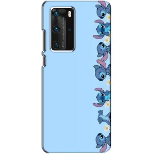 Чохол з принтом Стіч на Huawei P40 Pro (Стіч фон)