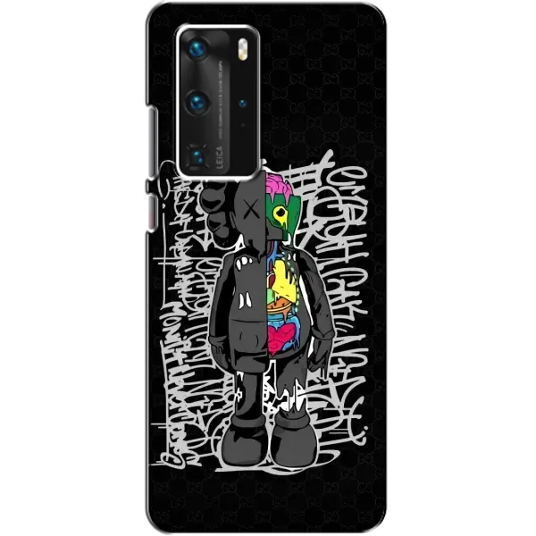 Чехол с принтом «Стиль Bearbrick» для Huawei P40 Pro
