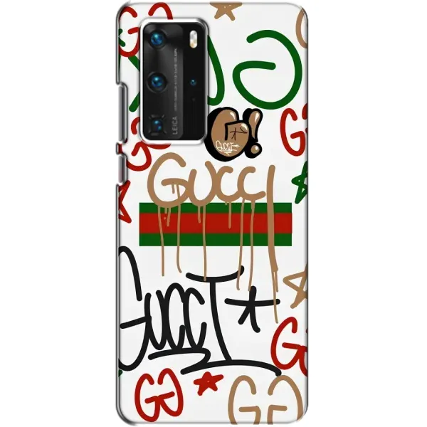 Чехол с принтом «Стиль GUUCI» для Huawei P40 Pro