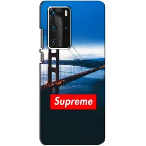 Чеохол для Huawei P40 Pro з картинкою Supreme (AlphaPrint) (Стиль Supreme)